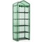 Mini Greenhouse with 5 Shelves, Roll-Up Door & PE Cover for Indoor & Outdoor Plants